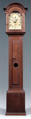 Appraisal: Reed amp Watson Ohio tall-case clock cherry case with poplar