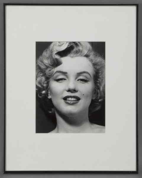 Appraisal: Philippe Halsman ''Marilyn Monroe Portrait''gelatin silver print Stamped on the