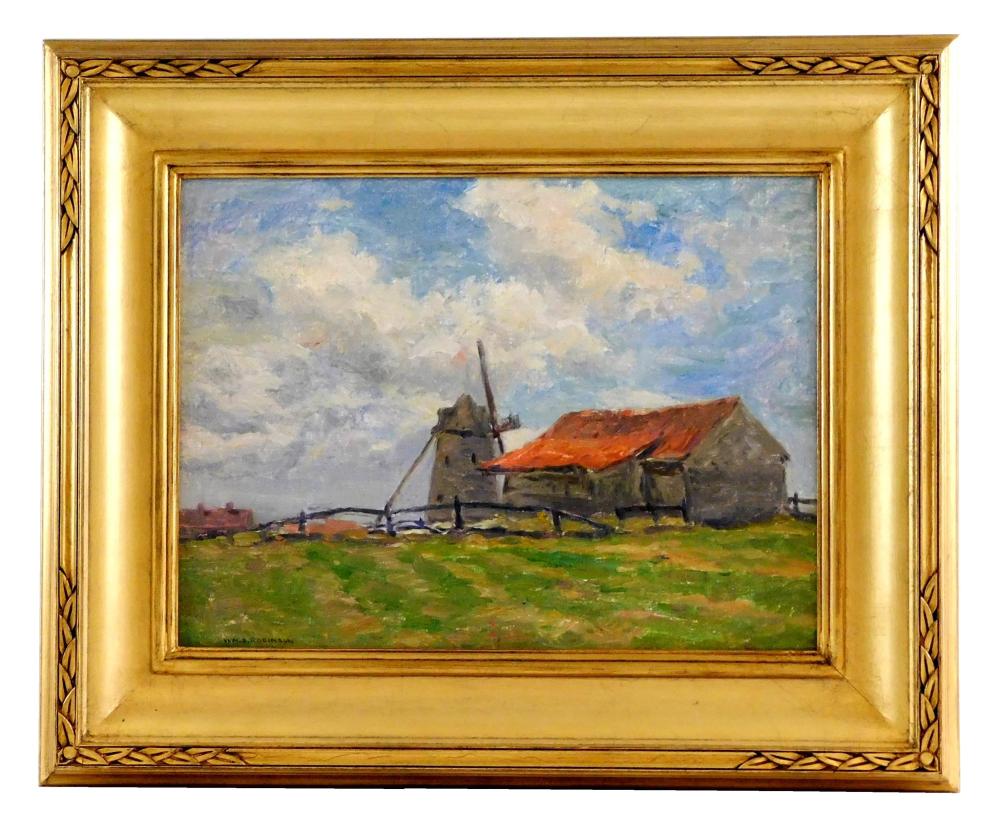 Appraisal: William Smith Robinson American - The Windmill oil on board