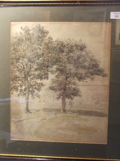 Appraisal: DUTCH SCHOOL EARLY TH CENTURY - A pathway with trees