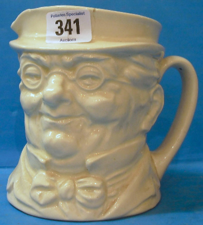 Appraisal: Royal Doulton Large All White Character Jug Mr Pickwick underglaze