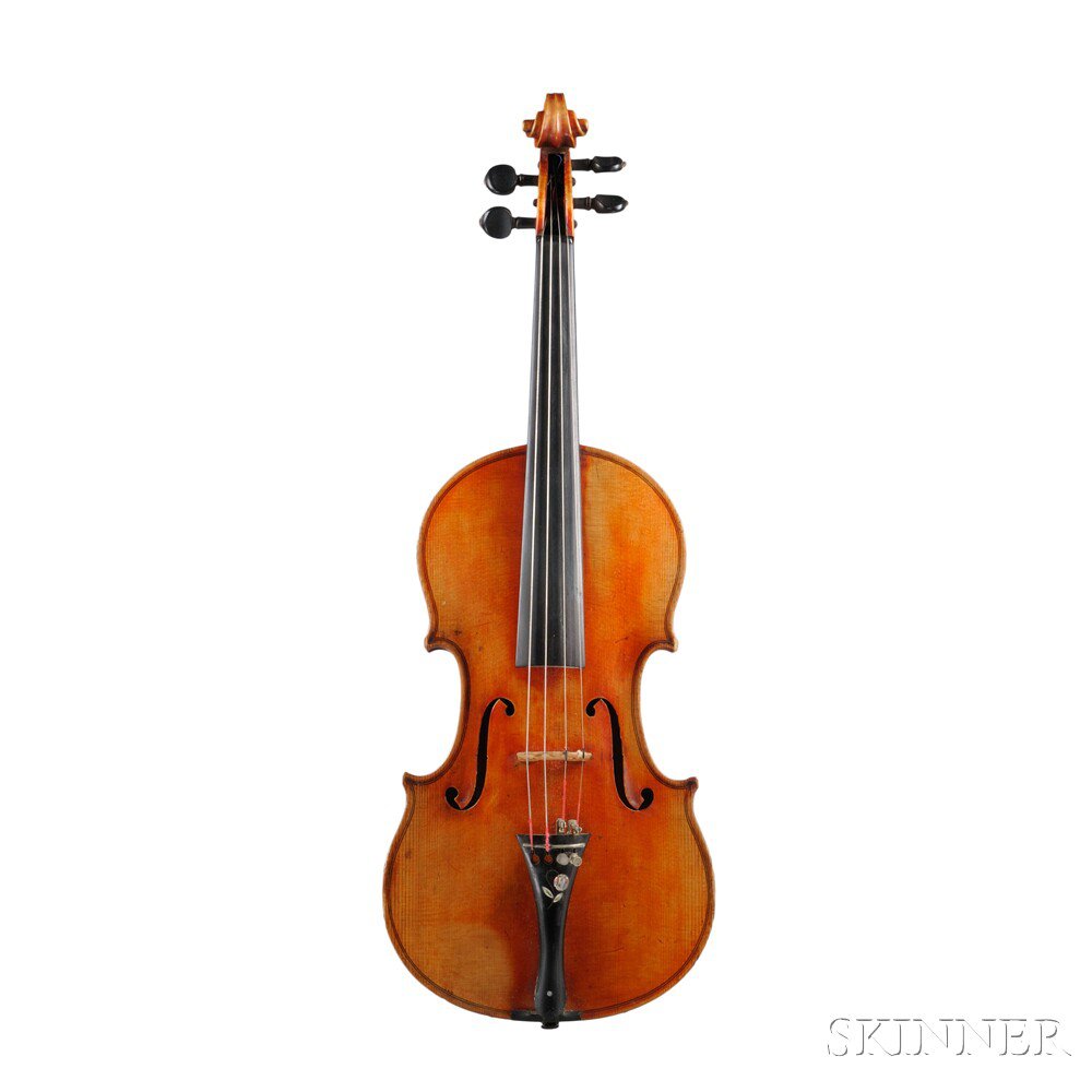 Appraisal: Modern German Violin c labeled GUSTAV THEODOR HEBERLEIN JR MARKNEUKIRCHEN