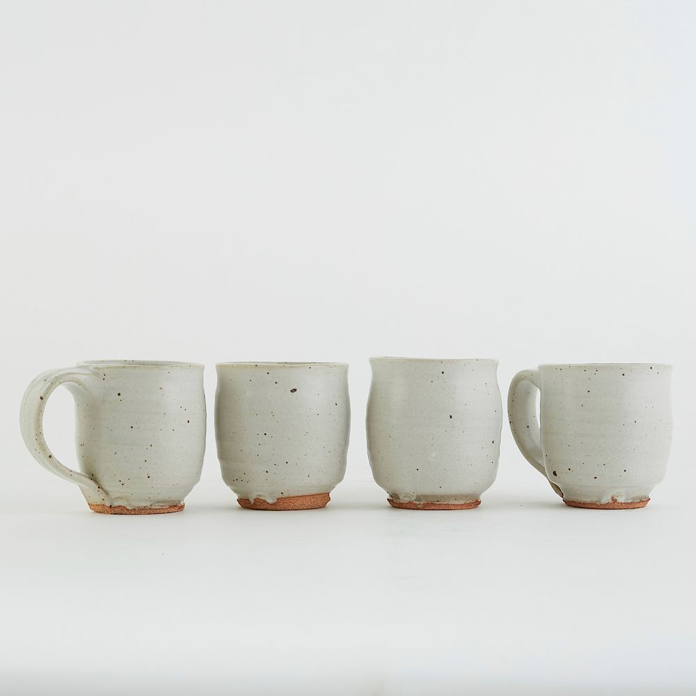 Appraisal: Set Warren MacKenzie Studio Pottery Mugs Warren MacKenzie - Set