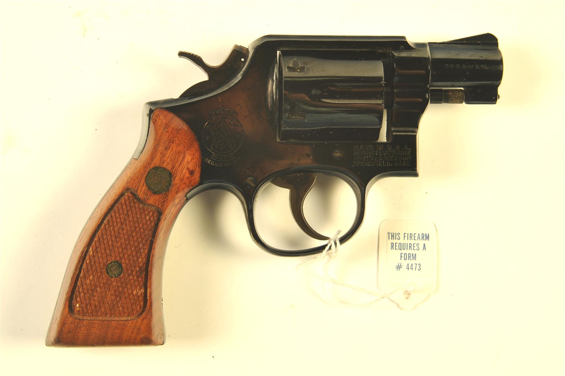 Appraisal: SMITH AND WESSON MODEL - DOUBLE-ACTION REVOLVER American rd quarter-