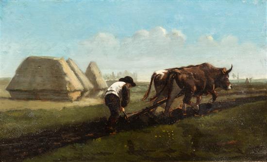 Appraisal: Sale Lot Workshop of Rosa Bonheur French - Ploughing Scene