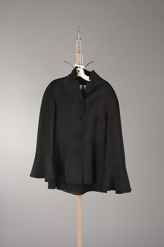 Appraisal: CHADO black cashmere flare jacket w flared sleeves and skirt