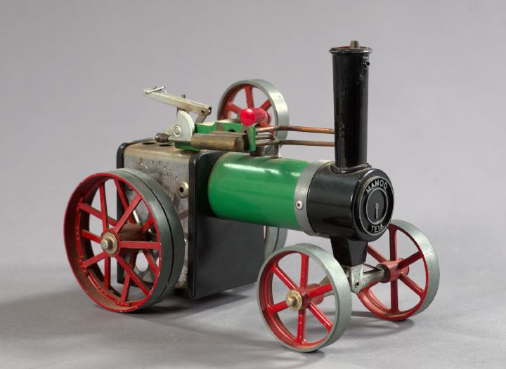 Appraisal: Good Mamod England Painted Metal Model of a Steam Tractor