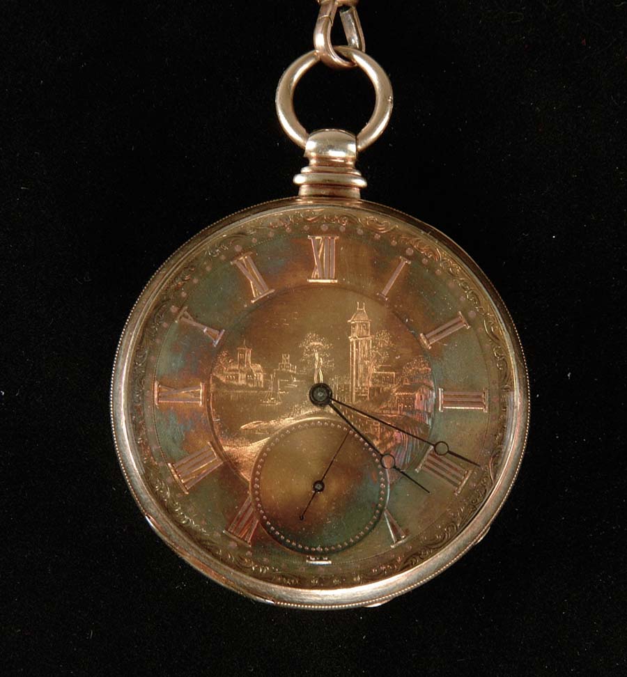 Appraisal: TOBIAS GOLD POCKET WATCH Wonderful gold key wind pocket watch