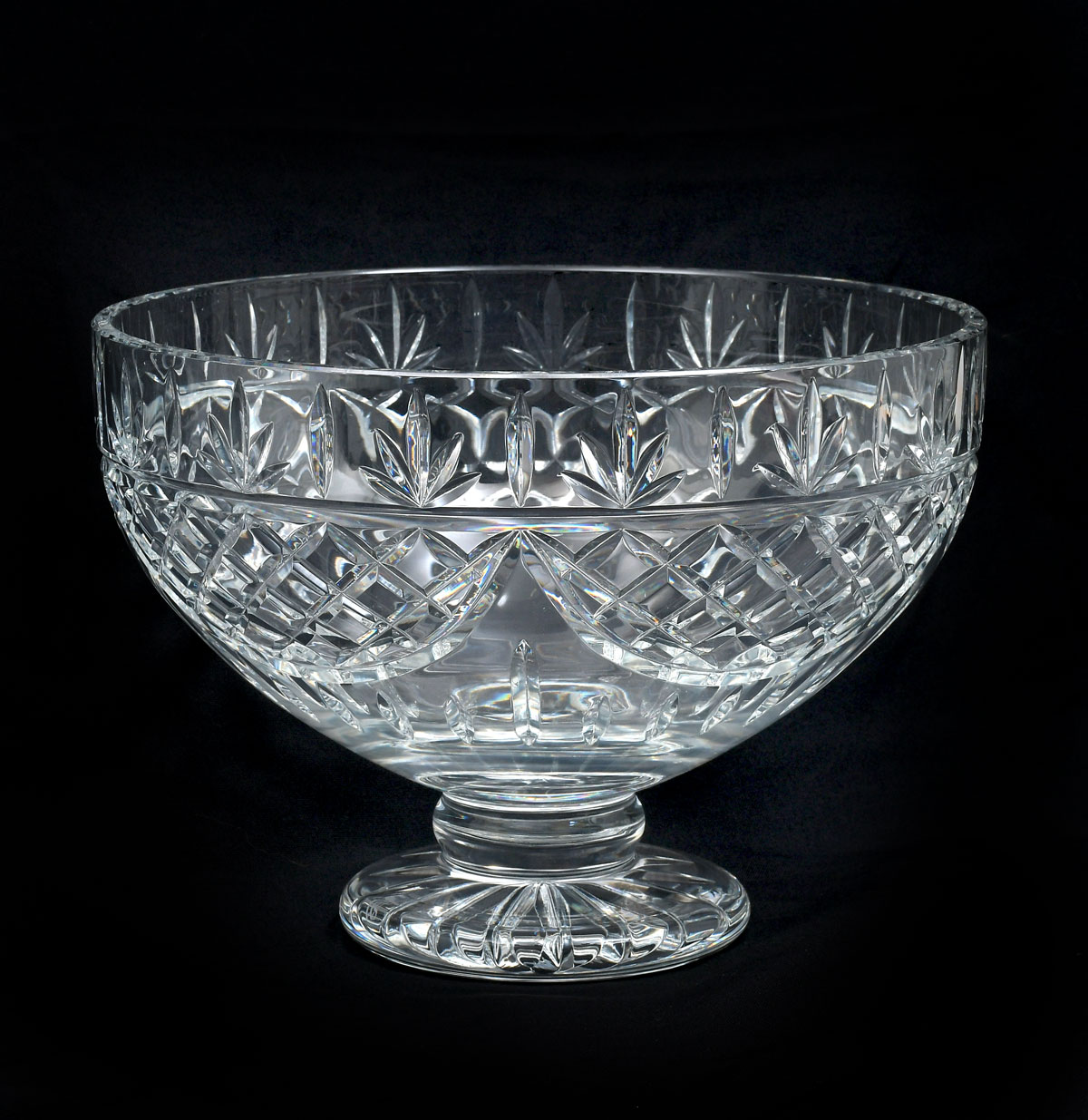 Appraisal: WATERFORD CRYSTAL ''PATRIOT'' PUNCHBOWL Limited edition with paperwork original box