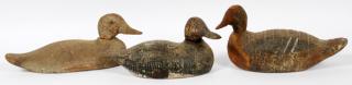 Appraisal: DUCK DECOYS W PEGS ANTIQUE DUCK DECOYS WITH PEGS ANTIQUE