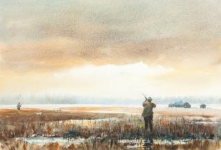 Appraisal: Francis Golden - Snipe Hunting at Tabusintac signed and dated