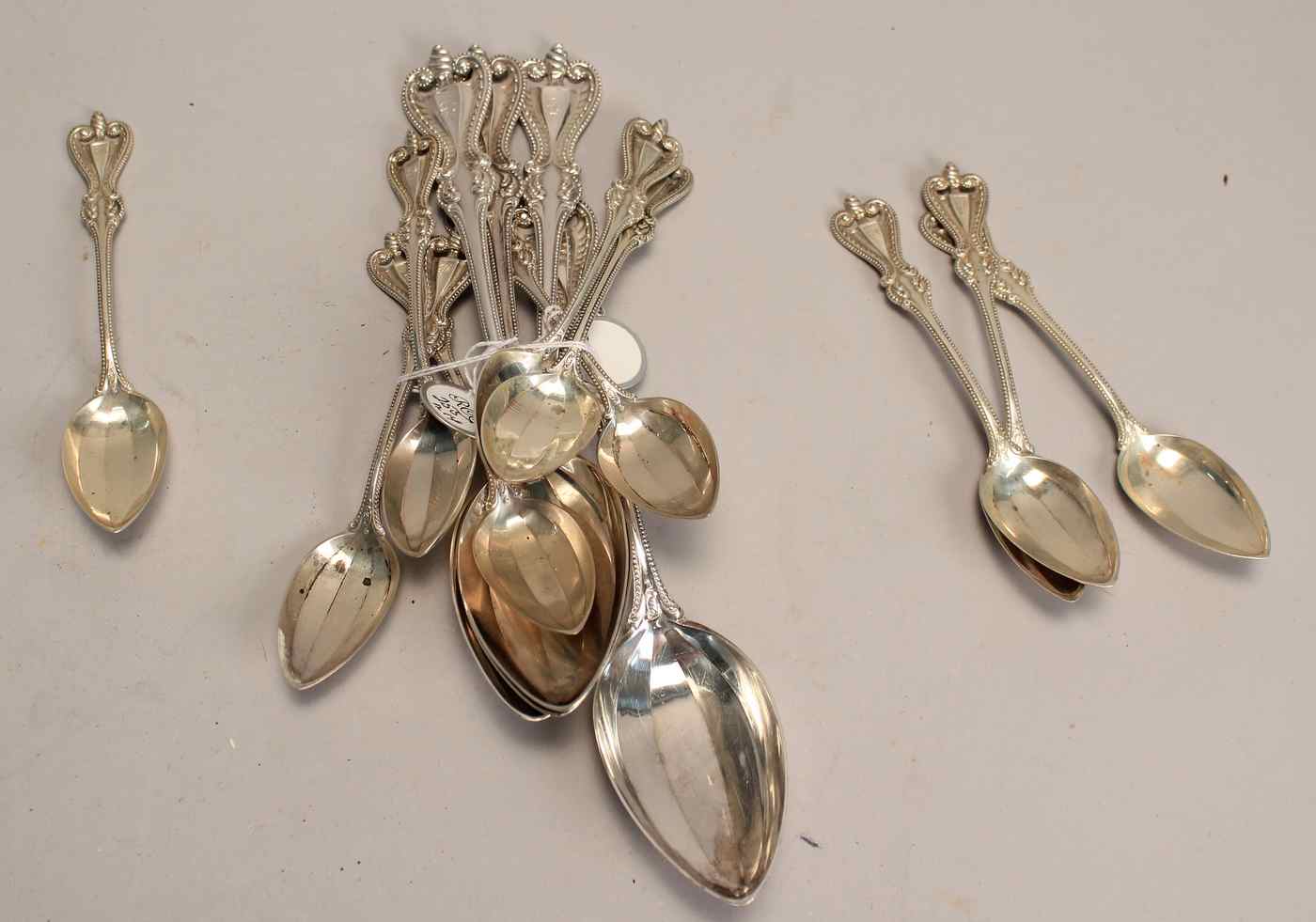 Appraisal: FOURTEEN PIECES OF STERLING SILVER FLATWARE BY TOWLE MFG Four