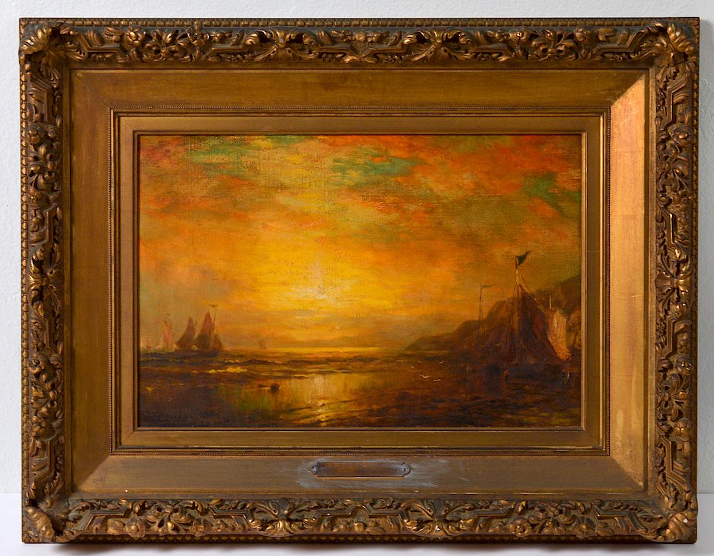 Appraisal: George Herbert McCord signed Painting SeaScape George Herbert McCord American