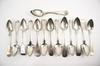 Appraisal: AMERICAN COIN SILVER SERVING SOUP SPOONS - Including Newell Harding