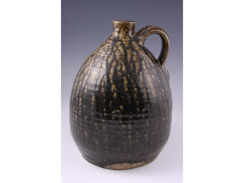 Appraisal: Georgia Pottery Columbus Jackson Becham Jug CJB - Columbus Jackson