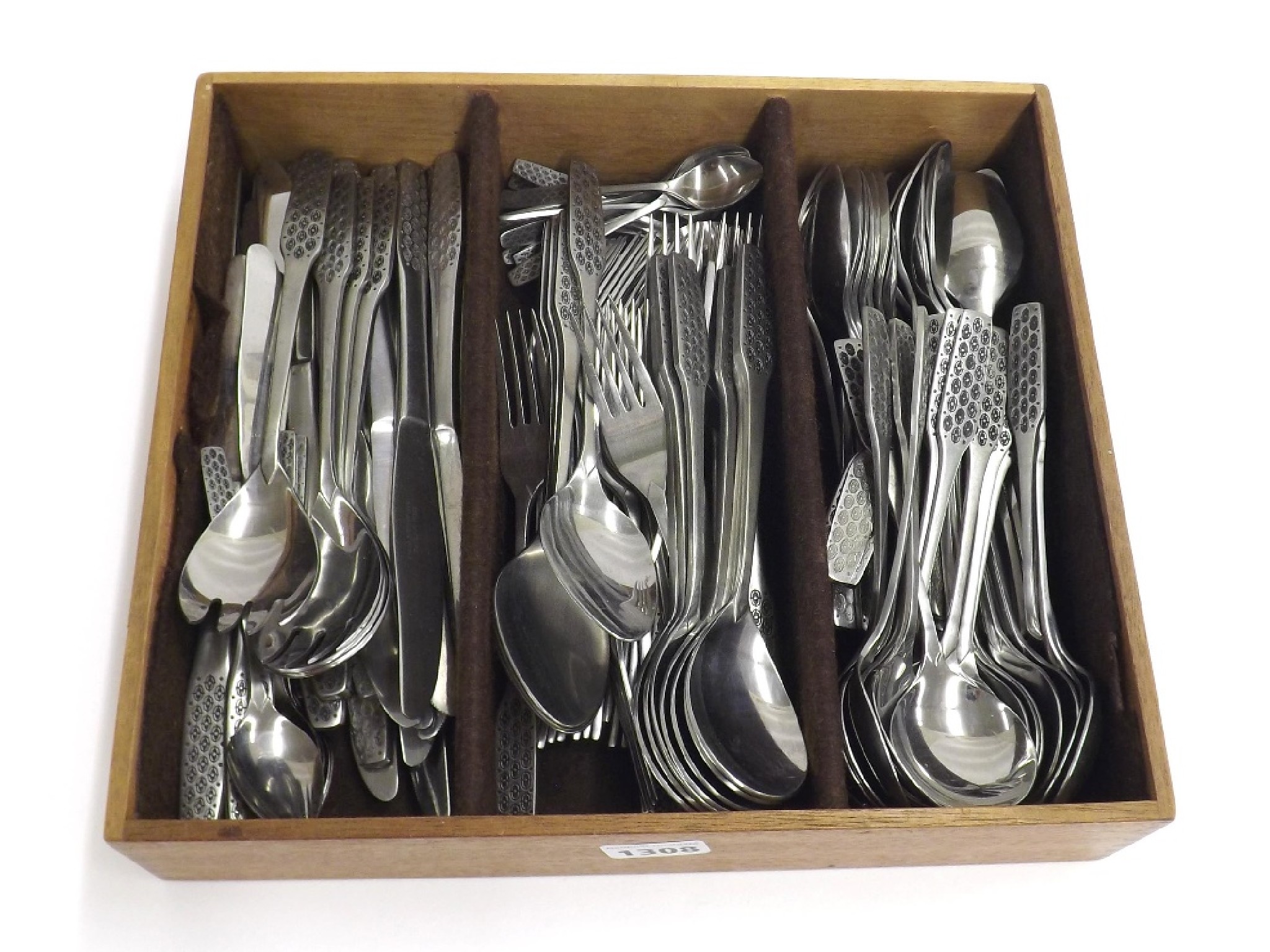 Appraisal: Viners 'Shape' - large collection of stainless steel cutlery to