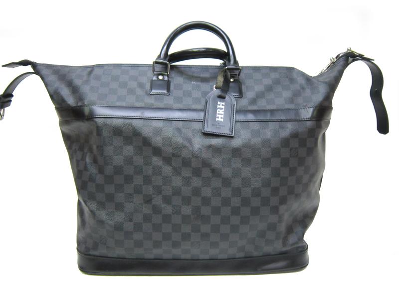 Appraisal: A LOUIS VUITTON GRIMAUD TRAVEL BAG IN GRAPHITE MONOGRAM CANVAS