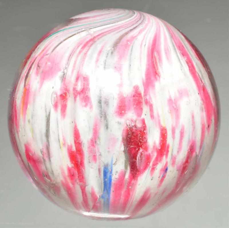 Appraisal: -Lobed Onionskin Marble Description White base onionskin with great spotting