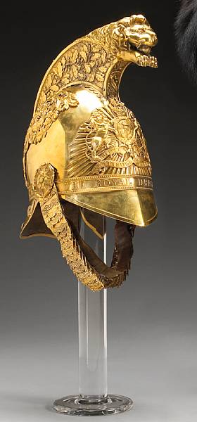 Appraisal: A British officer's Pattern helmet for the Royal Dragoon Regiment