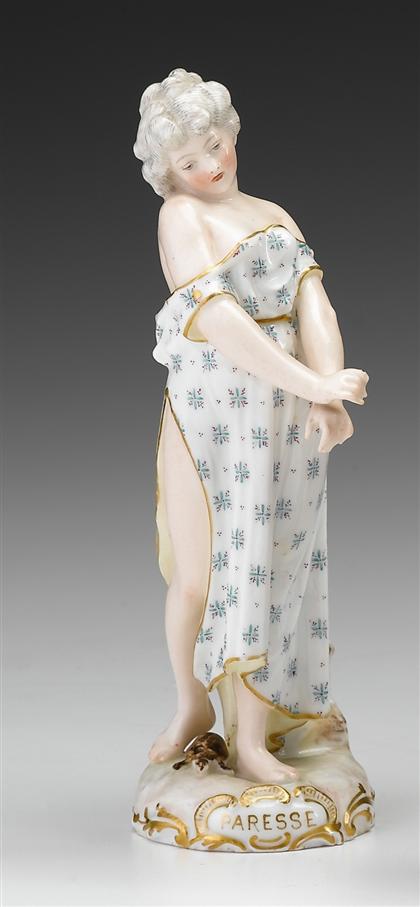 Appraisal: Meissen porcelain figure of a young lady 'Paresse' th century