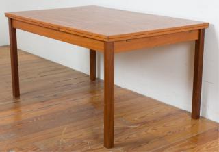 Appraisal: Danish Teak Dining Table Mid-century Danish teak dining table with