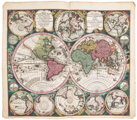 Appraisal: SEUTTER MATTHAEUS Atlas Novus sive Tabulae Geographicae totius Orbis Engraved