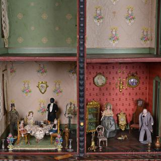 Appraisal: Group of Dolls and Dollhouse Accessories th and th century