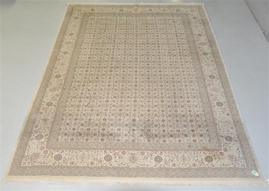 Appraisal: Kurdistan Wool on Cotton Handwoven Oriental Rug Mid th Century