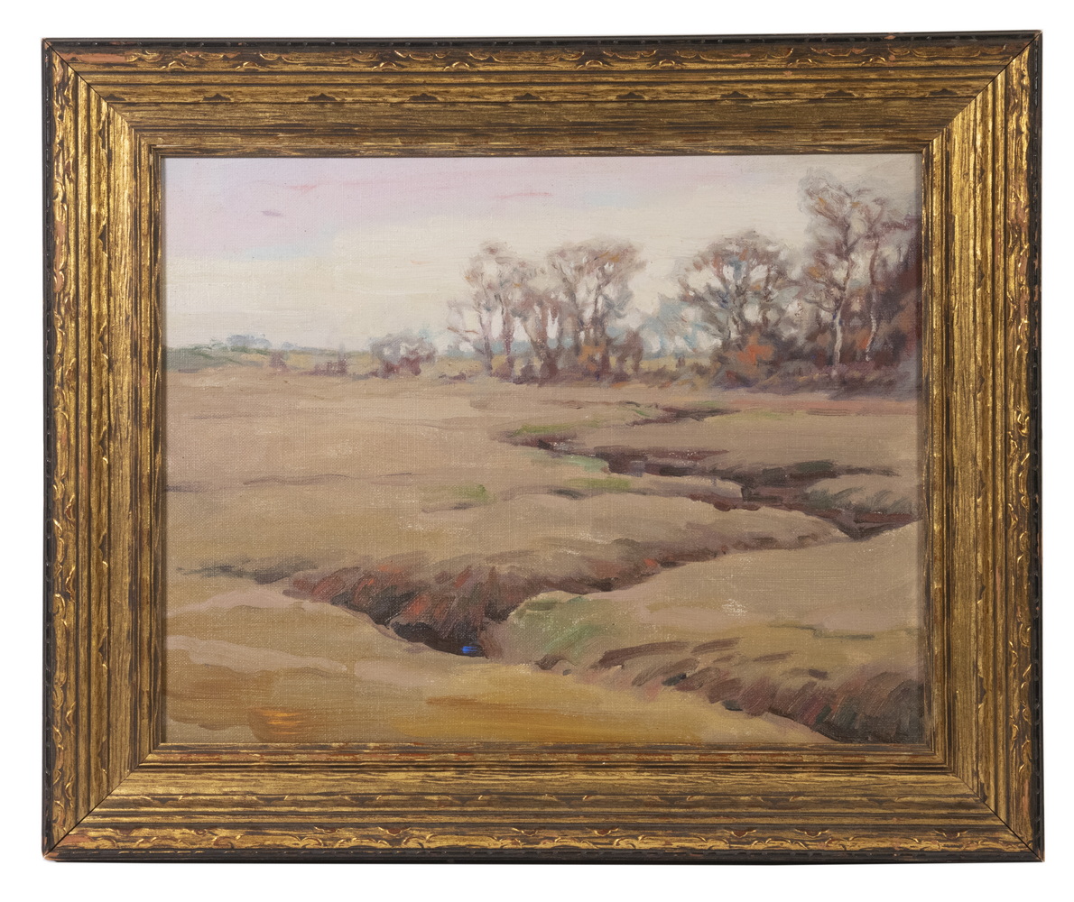 Appraisal: ATTRIBUTED TO CHAUNCEY FOSTER RYDER NY NH - Tidal Wetlands