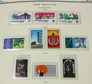 Appraisal: New Zealand Collection in Scott Specialty album New Zealand Collection