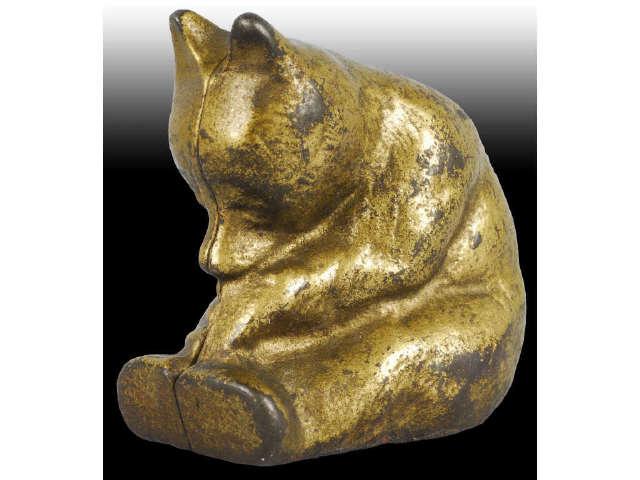 Appraisal: Cast Iron Honey Bear Still Bank Description Made in the