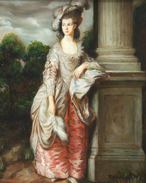 Appraisal: AFTER THOMAS GAINSBOROUGH TH CENTURY x The Honourable Mrs Graham