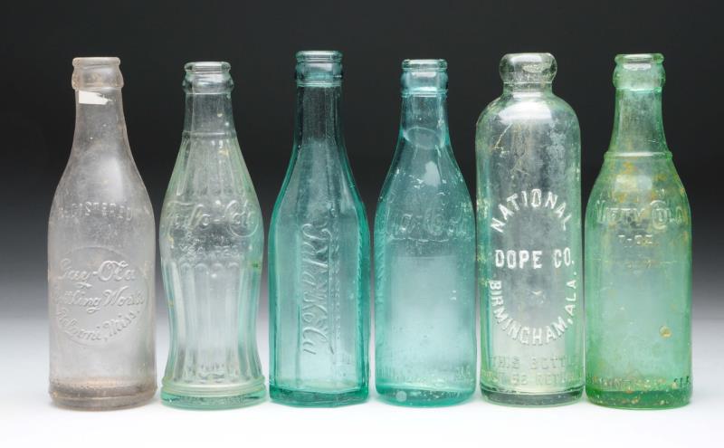 Appraisal: Lot Of Assorted Glass Soda Bottles Great lot of six