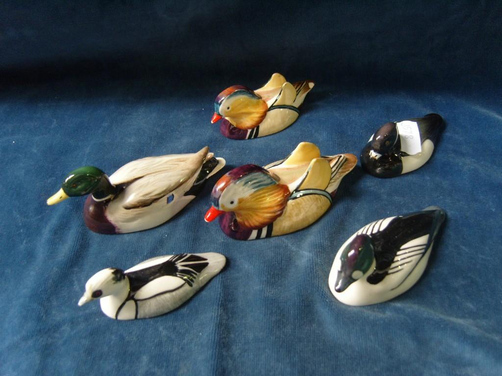 Appraisal: A collection of Beswick models of ducks in the Peter