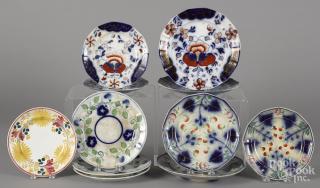 Appraisal: Eleven Gaudy Welsh plates th c '' - '' dia