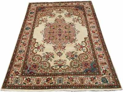 Appraisal: A Persian Tabriz Room Size Carpet Apprx '- x '-