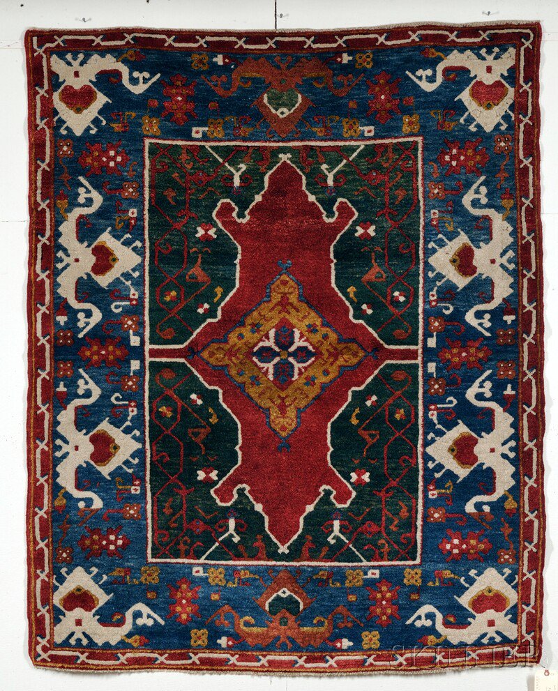 Appraisal: Ushak-style Rug Central Anatolia late th century ft in x