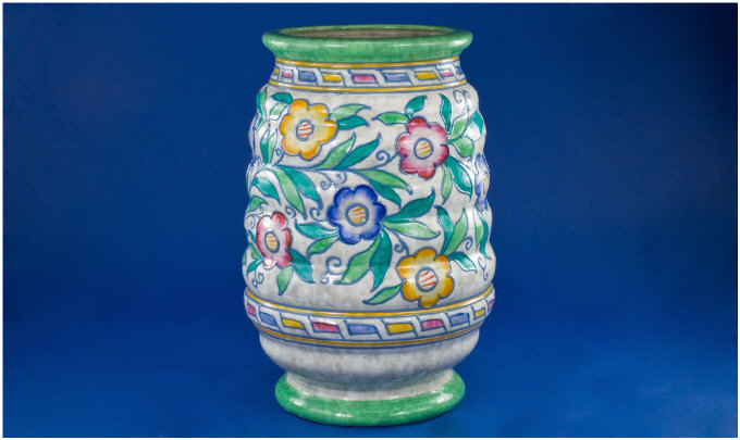 Appraisal: A Crown Ducal Charlotte Rhead Decorated Tube Lined and Ribbed