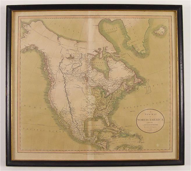 Appraisal: JOHN CARY A NEW MAP OF NORTH AMERICA Double page