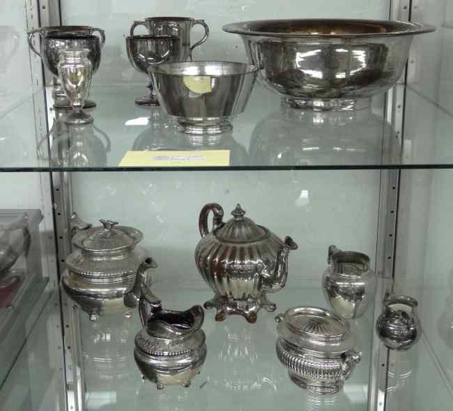 Appraisal: Lot pcs early luster including teapots covered dishes etc along