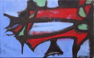 Appraisal: Painting Robert Kaess Robert Kaess American - Untitled Abstract oil