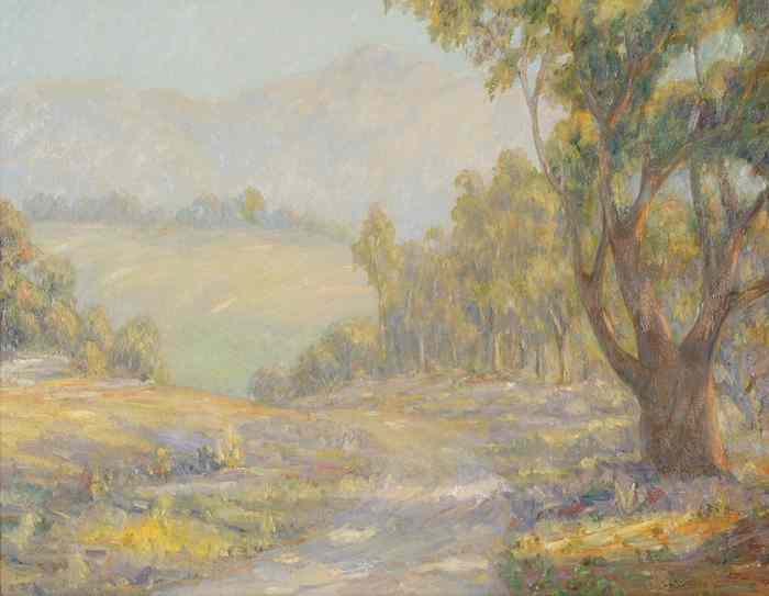 Appraisal: JOHN AUGUSTUS DOMINIQUE OIL ON CANVAS Oregon California - California