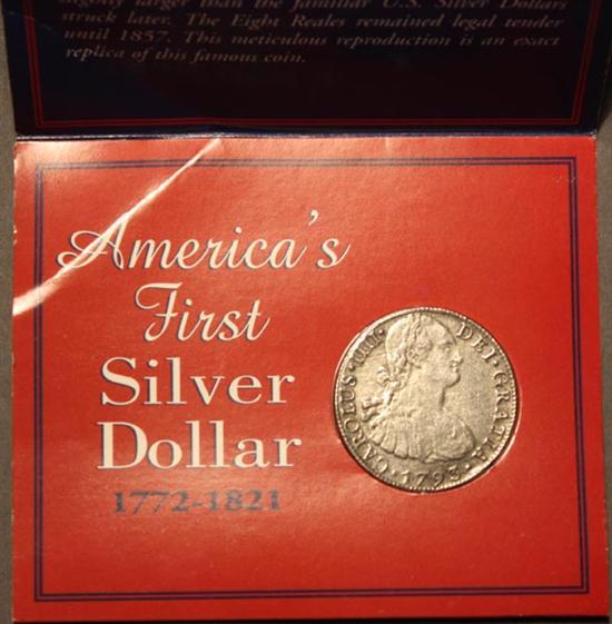 Appraisal: American Colonist Silver Reale coin