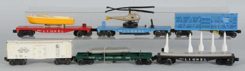 Appraisal: Lot of Assorted Lionel Freight Cars Description Post-war Includes milk