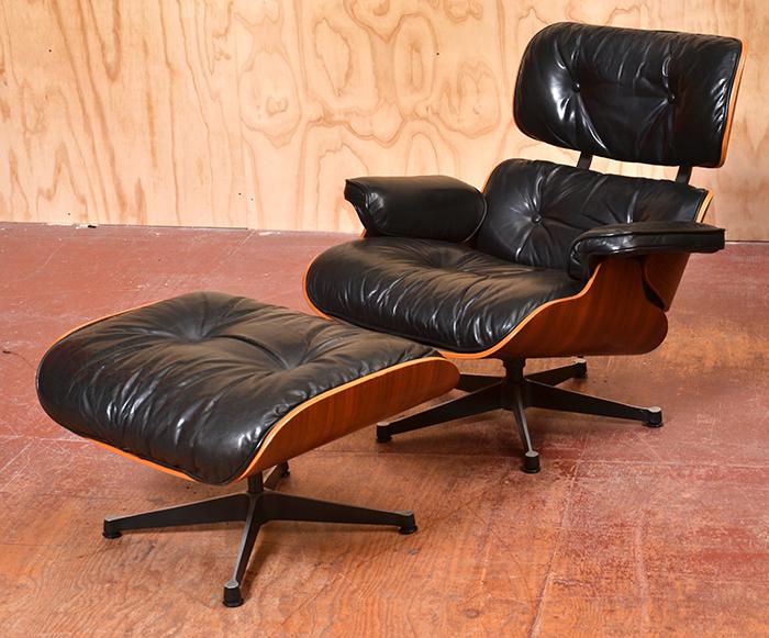 Appraisal: CHARLES EAMES AND RAY EAMES LOUNGE CHAIR AND OTTOMAN