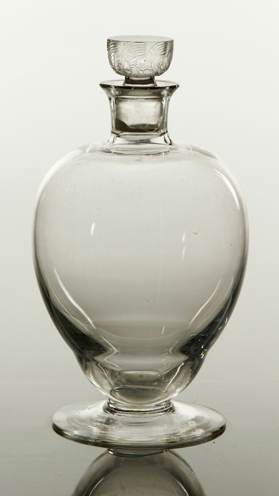 Appraisal: - Lalique Decanter Decanter signed R Lalique h Provenance From