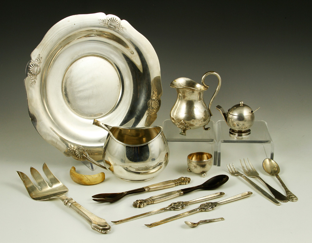 Appraisal: - Lot of Miscellaneous Silver Lot of miscellaneous silver mostly