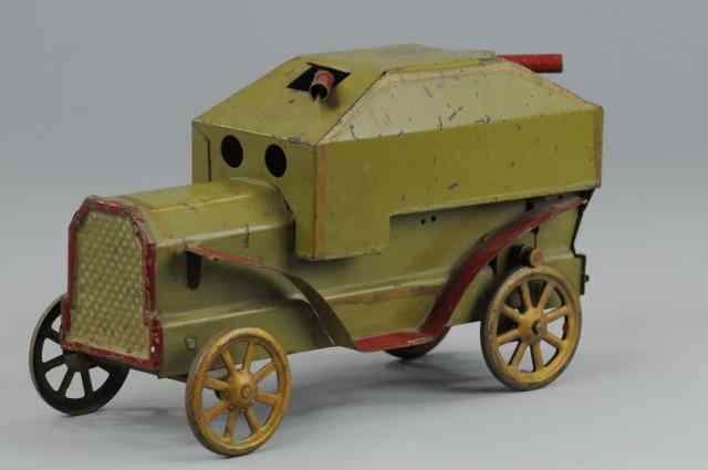 Appraisal: DAYTON ARMORED CAR C pressed steel painted in khaki color