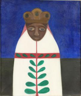 Appraisal: Gerson Alves de Souza Brazilian The Santeria painting depicting Orisha