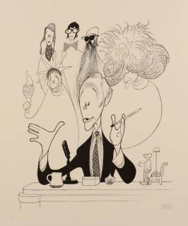 Appraisal: Signed Hirschfeld Lithograph Johnny Carson Al Hirschfeld American - lithograph